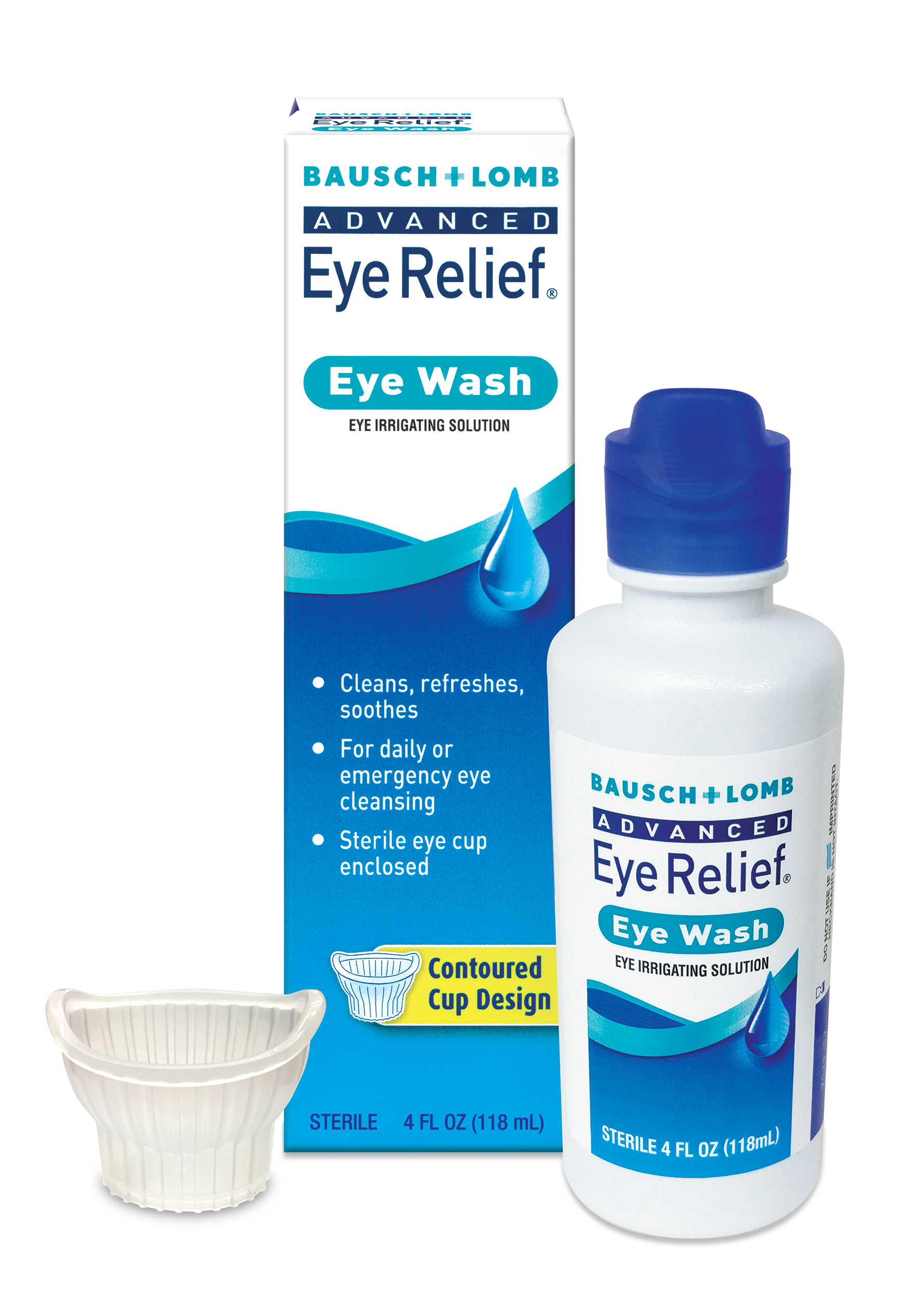 Eye Irrigating Solution – Daily or emergency eye cleansing – Advanced Eye  Relief Eye Wash : Bausch + Lomb